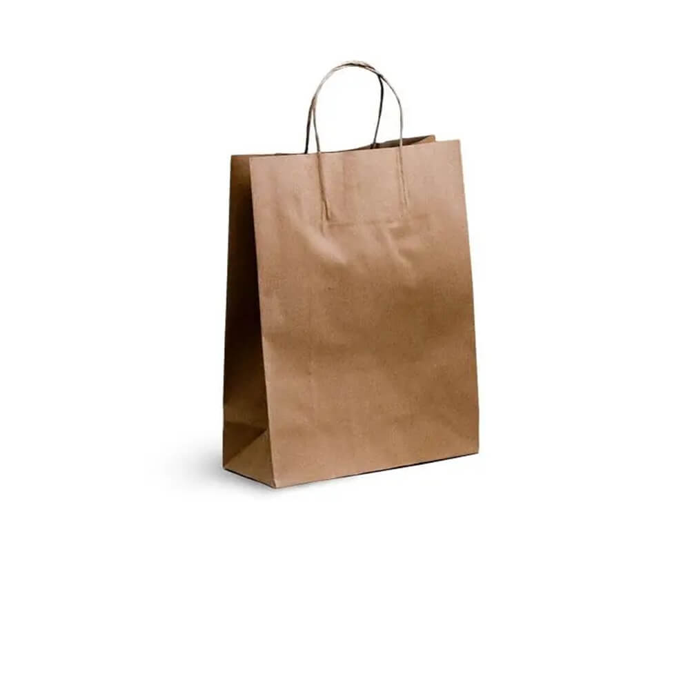 Kraft Paper Bags Baby #1 Twisted Handle 200x170x100mm  (400/ctn) (1/bag-each)