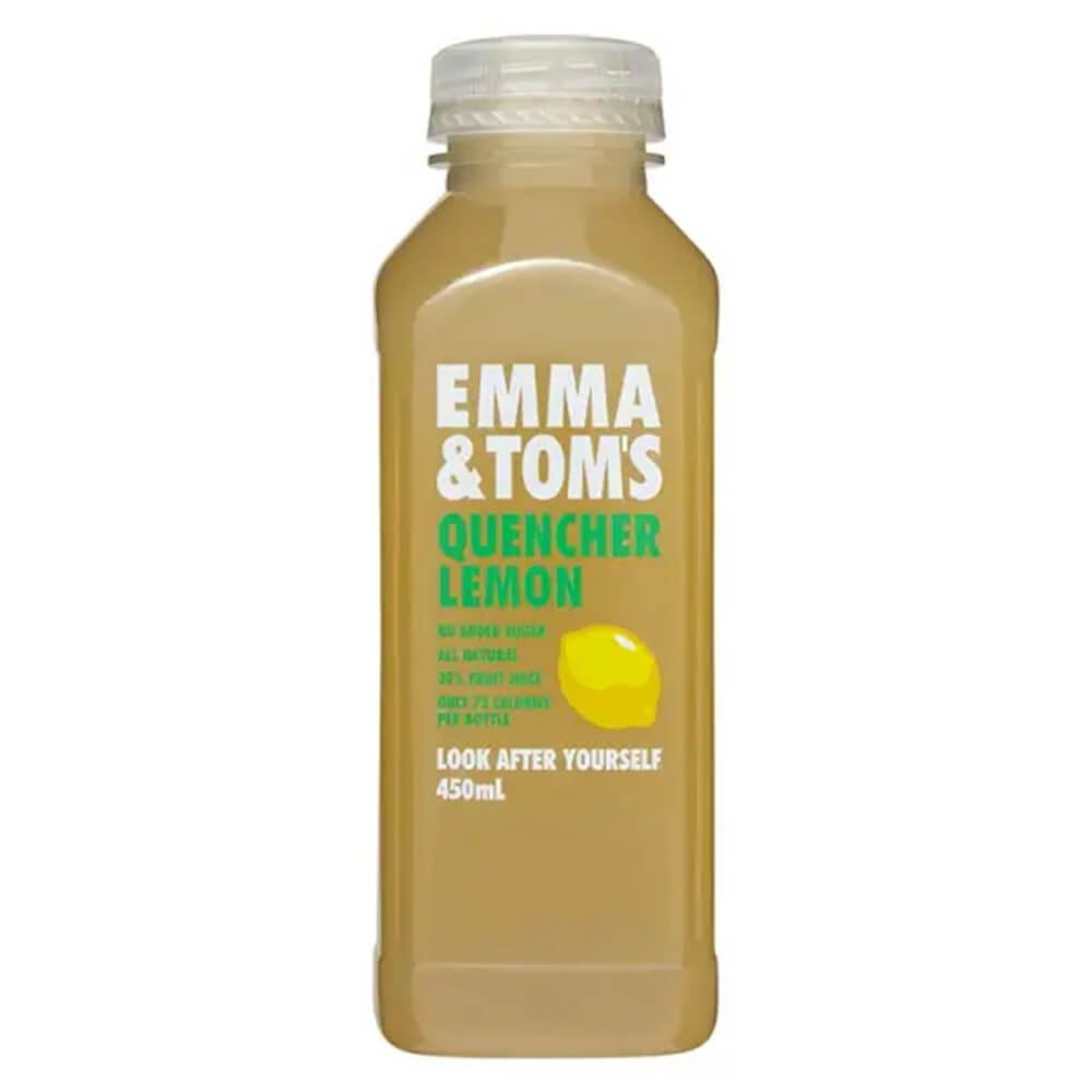 Emma and Toms 450ml Quencher Lemon (10/ctn)