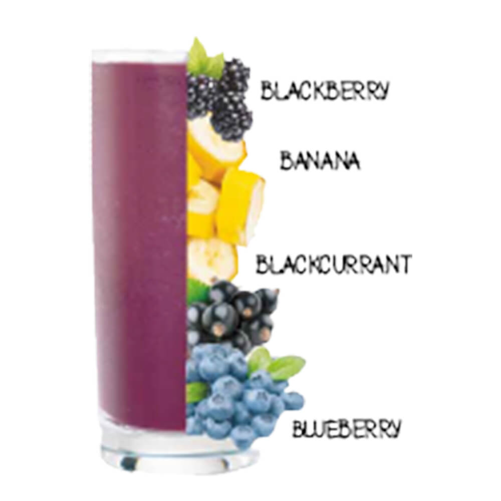 Smoothie Berry Burst-Blackberry, Banana, Blackcurrant, Blueberry (15/ctn)