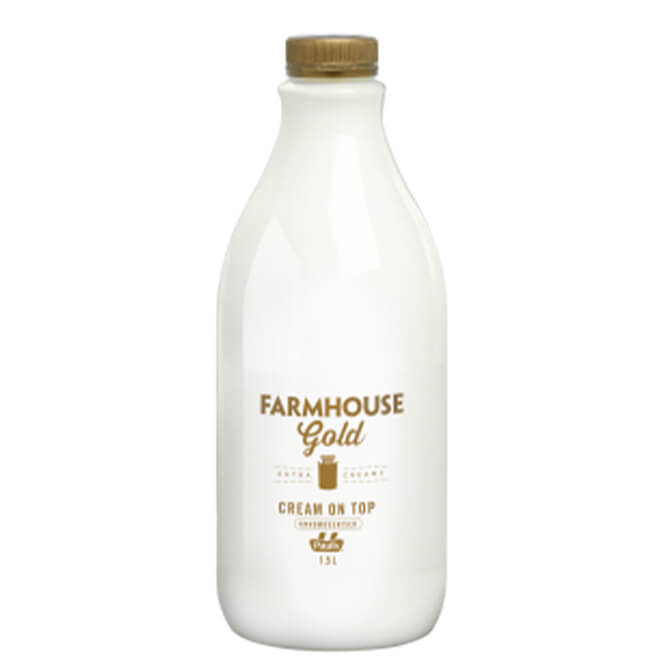 Pauls Farmhouse Gold Cream Top Milk 1.5L (6/Crate) "Inquire for price"