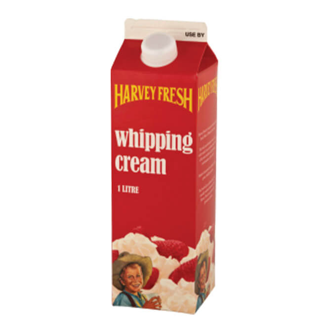 Harvey Fresh Whipping Cream ESL 1L (12/Ctn) "Inquire for price"