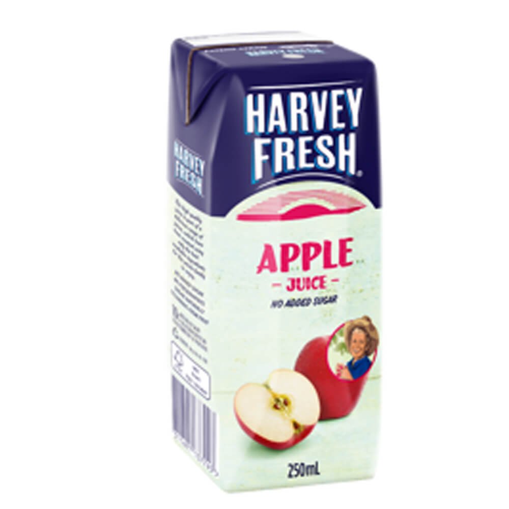 Harvey Fresh Long Life Apple Juice UHT 250ml (24/Ctn)