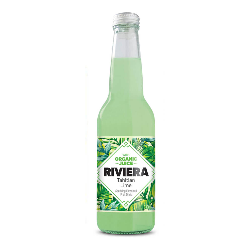 Riviera Tahitian Lime 330ml (18/Ctn)
