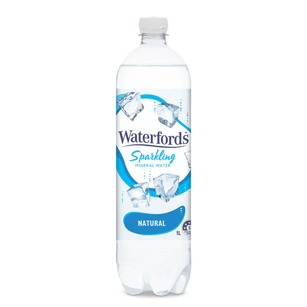 Waterfords Natural Sparkling Water 1L (12/ctn)