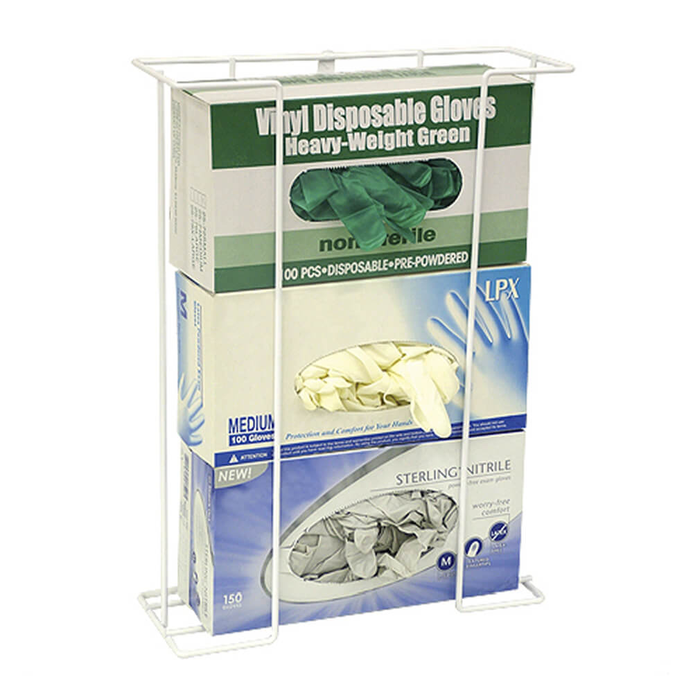 Wire Disposable Glove Triple Dispenser (10/ctn) (2/pk)