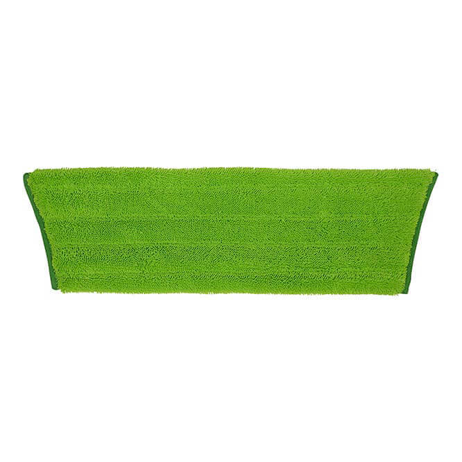 Edco Enduro Microfibre Flat Mop Refill Pad 40 cm Green (Cart 8/Slv) (Slv 6/Each)