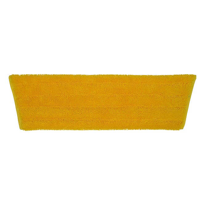 Edco Enduro Microfibre Flat Mop Refill Pad 40 cm Yellow (Cart 8/Slv) (Slv 6/Each