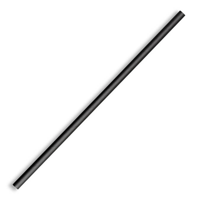 6mm Regular Black Paper Straws (2500/ctn) (250/box)