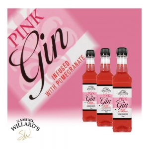 Sam Willards Premix Pink Gin Liquer 375ml