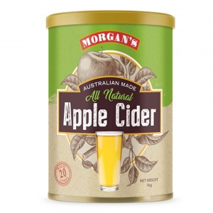 Morgans Apple Cider 1kg Pouch - No Yeast Inc  - yield 20 Litres