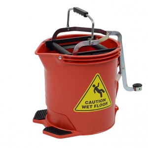 Edco 15L Wringer Mop Bucket Red (2/ctn)
