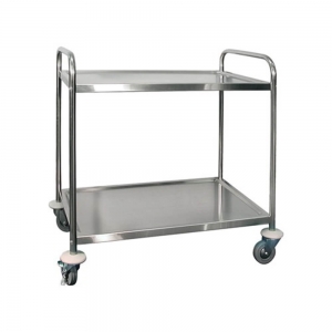 Trolley 2 Tier 860 x 535 x 930mm Stainless