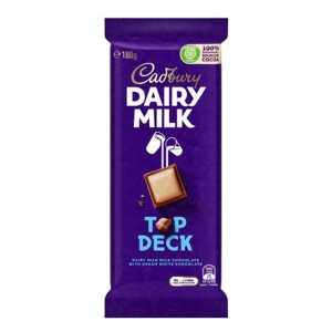 Dairy Milk Chocolate Top Deck 180gm (15/ctn)