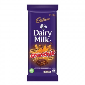 Dairy Milk Crunchie Chocolate Block 180gm  (14/ctn)
