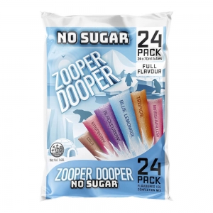 Zooper Dooper Water Ice "No Sugar" 24x70ml (6/cnt)