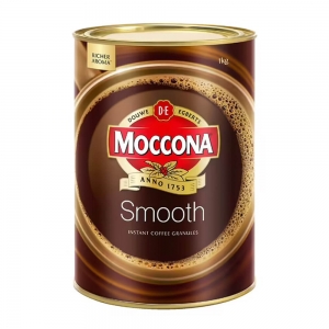 Moccona Smooth 1kg  (6/box) (1/Tin)