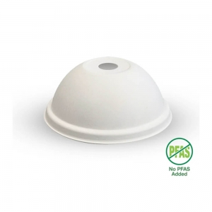 Biopak Small Cold Cup Domed Lid Paper 80mm (1000/ctn)