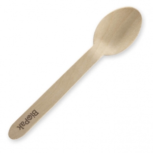Biopak Wooden Spoon (1000)  | (100/SLEEVE)