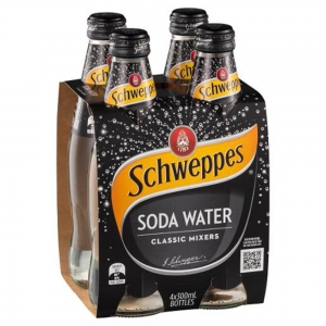 Schweppes Soda Water 4x300ml (6/ctn)