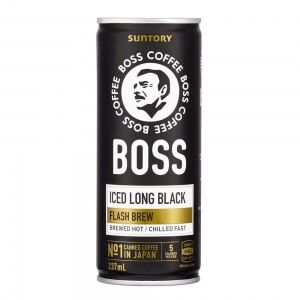 Boss Iced Long Black 237ml 12/ctn