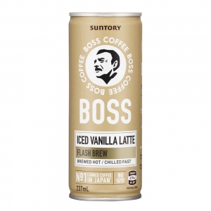 Boss Iced Vanilla Latte 237ml 12/ctn