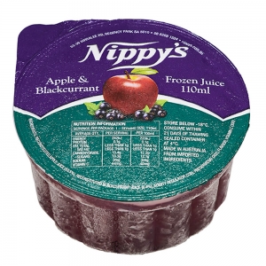 Nippys Juice Frozen Cup Apple Blackcurrant 110ml (96/ctn)