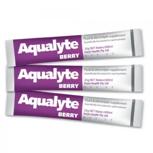 Aqualyte 25g Sachet makes 600ml Berry (250/ctn)