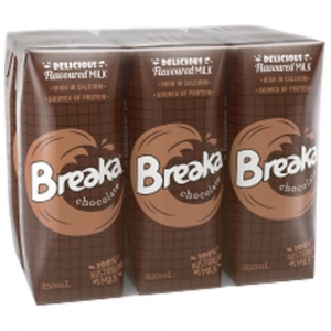 Breaka Chocolate UHT 250ml (24/Ctn)