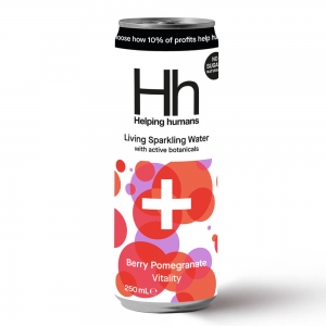 Helping Humans Berry Pomegranate Sparkling Water 250ml (24/ctn)