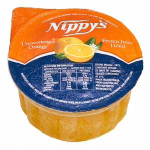 Nippys Juice Frozen Cup Orange 110ml (96/ctn)