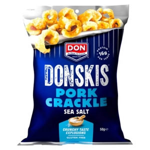 DON Donskis Pork Crackle Sea Salt 50gm (10/ctn)