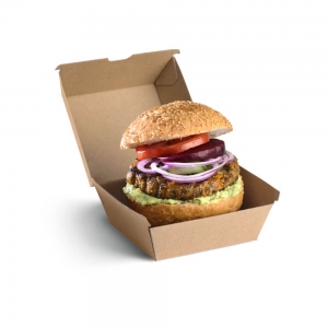 Biopak Burger Bioboard Box (250/Ctn  50sleve)