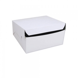 Cake Box White 10x10x3.25"