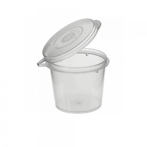 Sauce Cup with Hinged Lid 30ml 50/slv (1000/ctn)