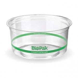 Biopak 360ml Clear Biobowls (500/ctn)  | (50/SLEEVE)