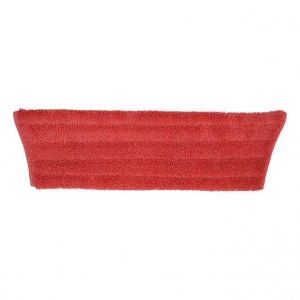Edco Enduro Microfibre Flat Mop Refill Pad 40 cm Red (Cart 8/Slv) (Slv 6/Each) 1