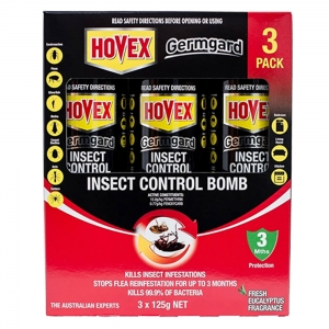 Hovex Insect Control Bomb 125g 3pk (4/ctn)