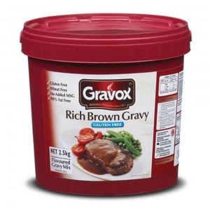 Gravox Rich Brown Gravy G/Free 2.5kg (3/ctn)