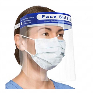 Full Face Shield Clear Visor with Headband - Each = 10 units/pack