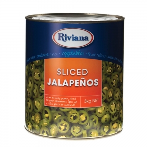 Riviana Sliced Jalapenos 3kg (3/ctn)
