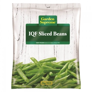 Frozen Garden Supreme Sliced Beans 2kg (6/ctn)