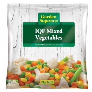 Frozen Garden Supreme IQF Mixed Vegetables 2kg (6/ctn)