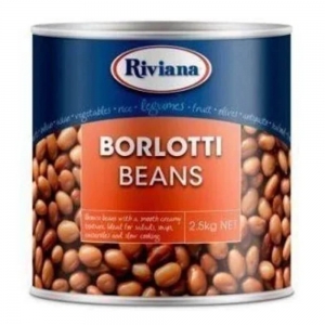 Riviana Borlotti Beans 2.5kg (6/ctn)