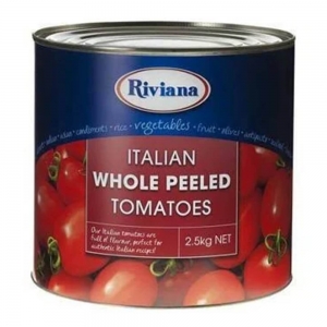 Riviana Italian Whole Peeled Tomatoes 2.5kg (6/ctn)