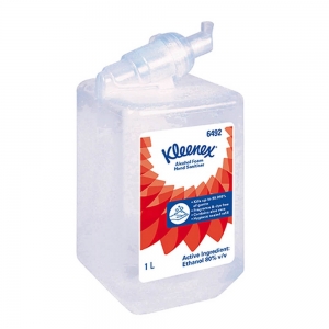Kleenex Hand Sanitiser Foam Alcohol 1000ml (6/ctn)(69480)