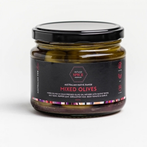Mixed Olives Cold Pressed Olive Oil with Native Spices 300ml (6/ctn)
