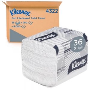 I/Leaved 2ply Kleenex 250sh (36 Packs)