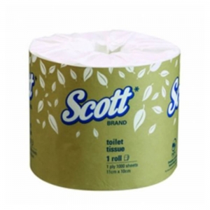 Scott Toilet Tissue 1ply 1000 sheets/roll (48/Ctn)