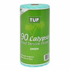 Edco Tuf Calypso Food Service Roll Wipes Green (6/ctn)